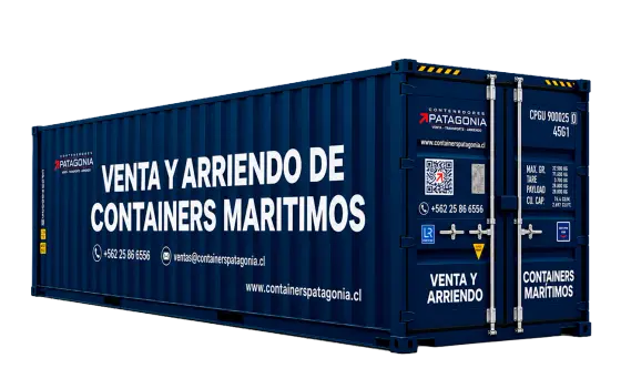 Container nuevo (un solo viaje) de 40' High Cube con despacho a todo Chile en venta